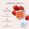 Cocofloss Woven Dental Floss, Dentist-Designed Oral Care, Strawberry Scent, Waxed, Expanding, Kid-Friendly String Floss with Coconut Oil, 1 Spool (33 yd)(99 Foot (Pack of 4))