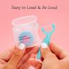 Cocolab Kids Reflosser for Ages 5 & Under, Reusable BPA-Free Flosser for Children with Sticker Pack, Dentist-Designed Eco-Friendly Floss Holder for Healthy Teeth (Floss Not Included)