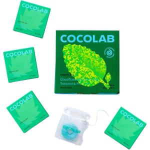 Cocofloss Woven Dental Floss, Dentist-Designed Oral Care, Mint, Waxed, Expanding, Vegan, Kid-Friendly String Floss with Coconut Oil, 3 Spools (33 yd Each)(99 Foot (Pack of 4))