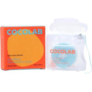Cocofloss Woven Dental Floss, Dentist-Designed Oral Care, Orange Scent, Waxed, Expanding, Kid-Friendly String Floss with Coconut Oil, 1 Spool (33 yd)(99 Foot (Pack of 1))