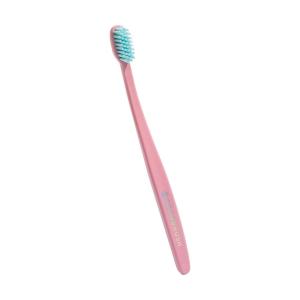 Cocolab Cocobrush Ultra Soft Toothbrush, Compact Head Bristles for Teeth Cleaning, Sensitive Gums Oral Care, Manual Toothbrush for Adults and Kids, Limoncello Yellow(Tickled Pink)