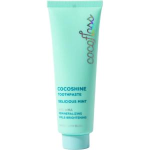 Cocoshine Teeth Whitening Toothpaste by Cocolab, Nano-Hydroxyapatite Toothpaste, Non-Fluoride with Xylitol and Coconut Oil, Gently Formulated for Sensitive Teeth, Adults and Kids, Pina Colada, 3.4 Oz(Delicious Mint  3.4 oz)
