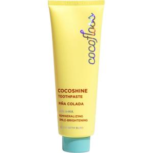 Cocoshine Teeth Whitening Toothpaste by Cocolab, Nano-Hydroxyapatite Toothpaste, Non-Fluoride with Xylitol and Coconut Oil, Gently Formulated for Sensitive Teeth, Adults and Kids, Pina Colada, 3.4 Oz(Pina Colada  3.4 oz)